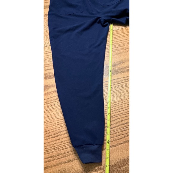 FIGS Zamora Jogger Scrub Pants Navy Blue FIONx Yoga Waistband women's large - Picture 5 of 9